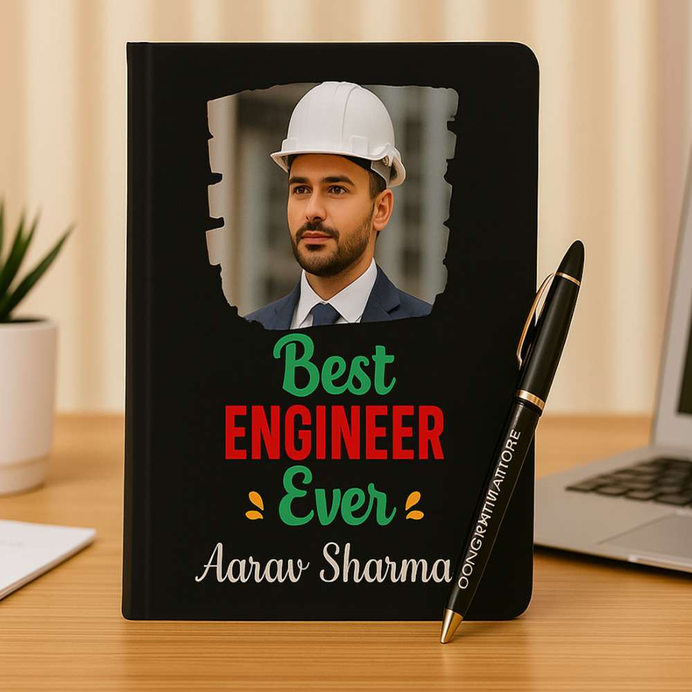 Custom Engineer Diary with Pen