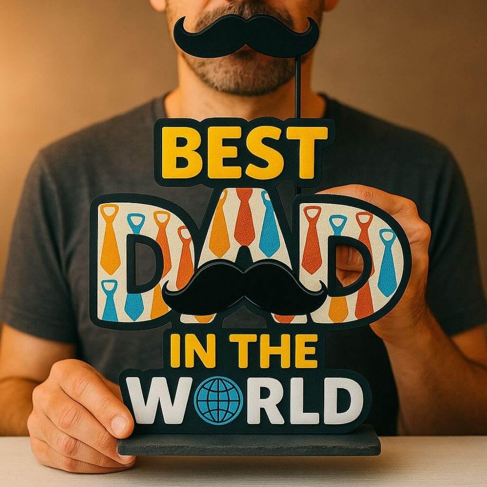 Best Dad in the World Tabletop - 4