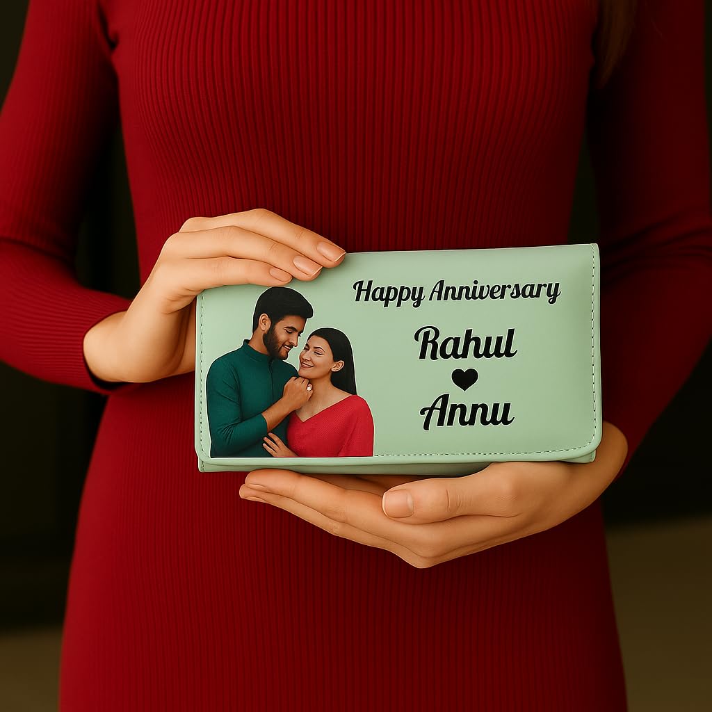 Personalized Anniversary & Wedding Wallet for Women