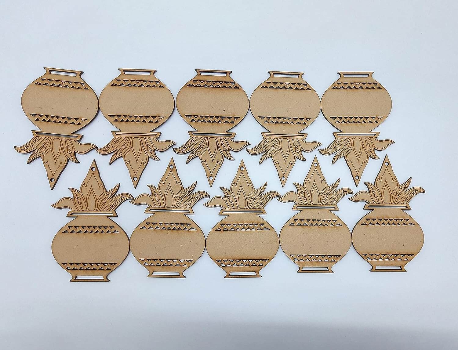 Kalash Cutout Engraved MDF - 5