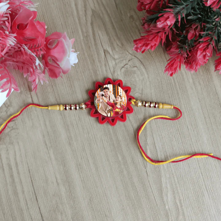 Sun Flower Design Raksha Bandhan Rakhi .