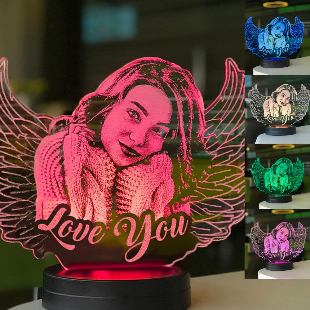 Customized Wing photo frame with your photo - 4