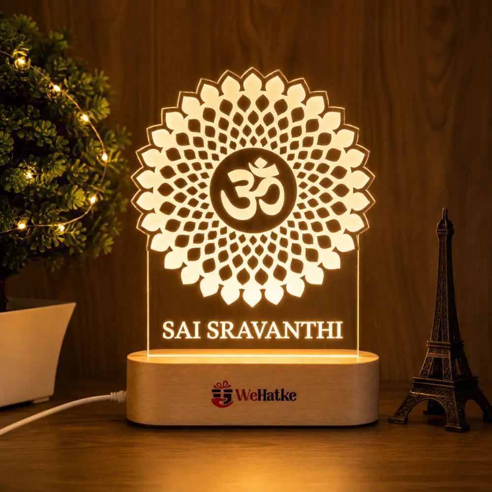3D Illusion OM Lamp