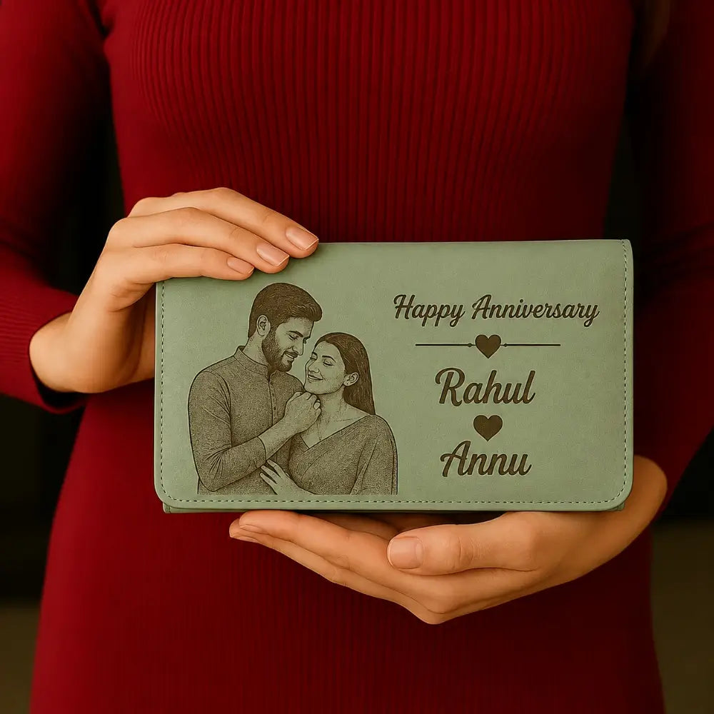 Custom Engraved Ladies Wallet