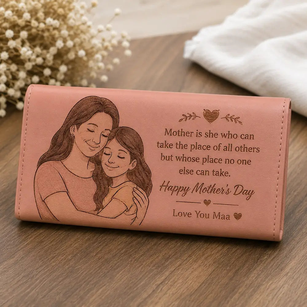Custom Engraved Ladies Wallet