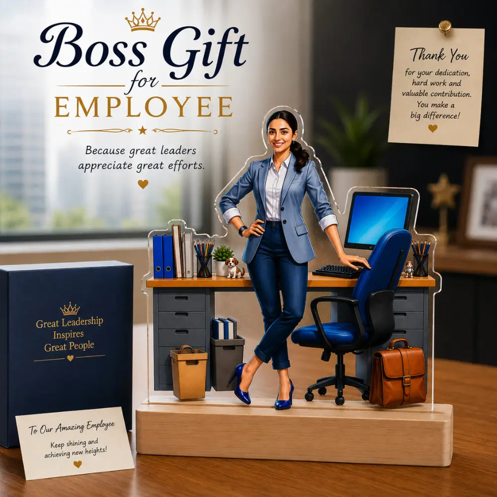 Personalized Professional Woman Caricature Standee |