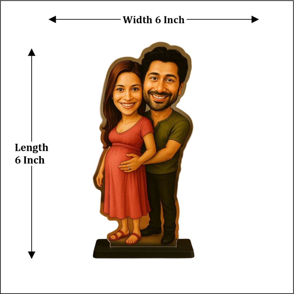 Customized Pregnancy Celebration Caricature - 5