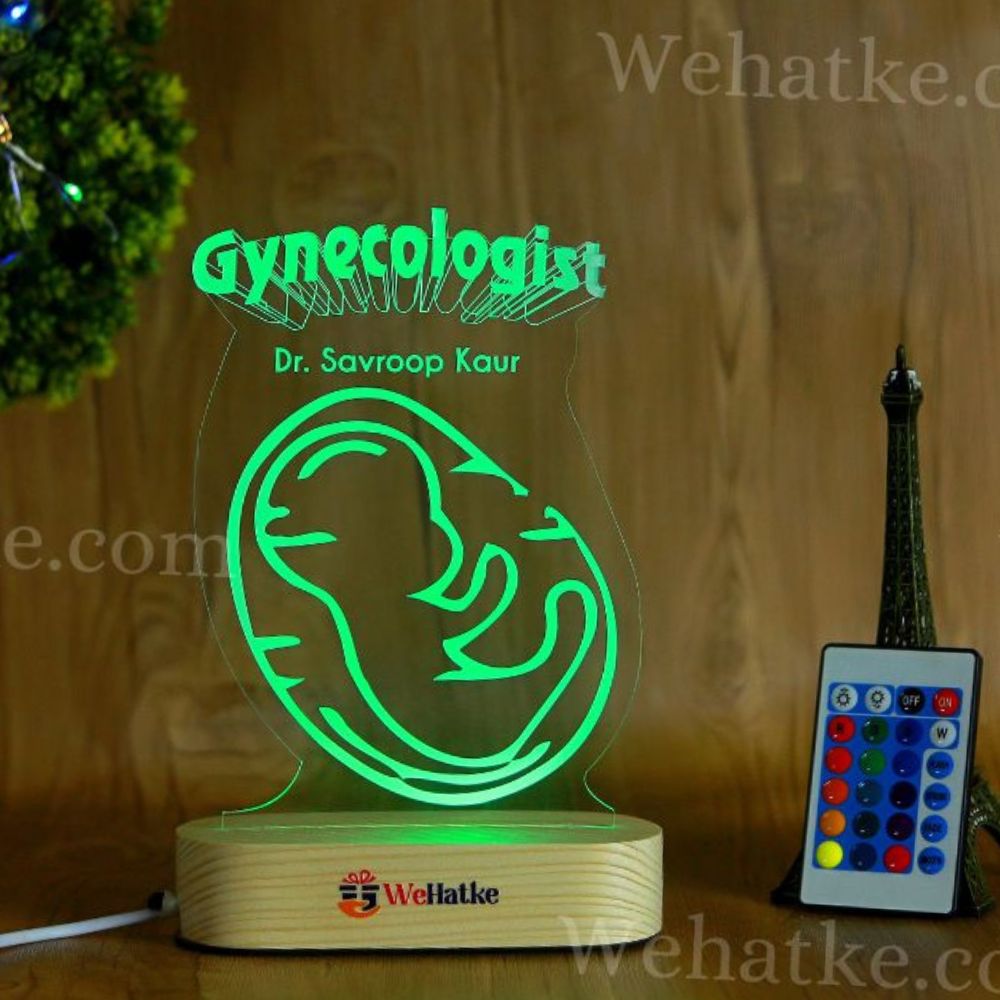 Customized 3D Gynecologist Doctor Led Lamp,