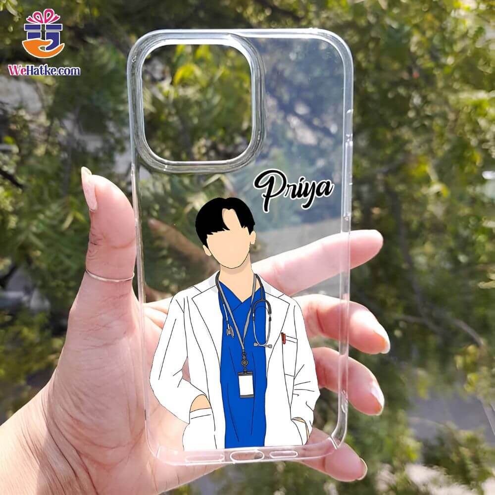 Customized Back Case For Boys Doctor - 2
