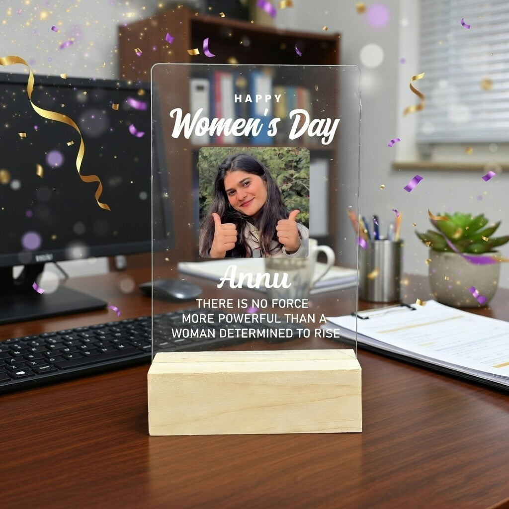 Personalized Women’s Day Plaque - 4