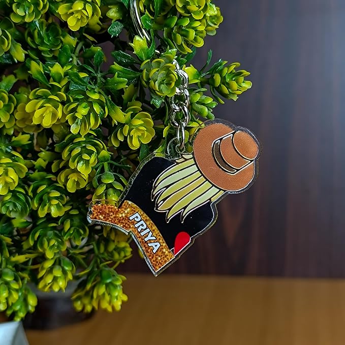 Best Friend Keychain Combo With Name - 3