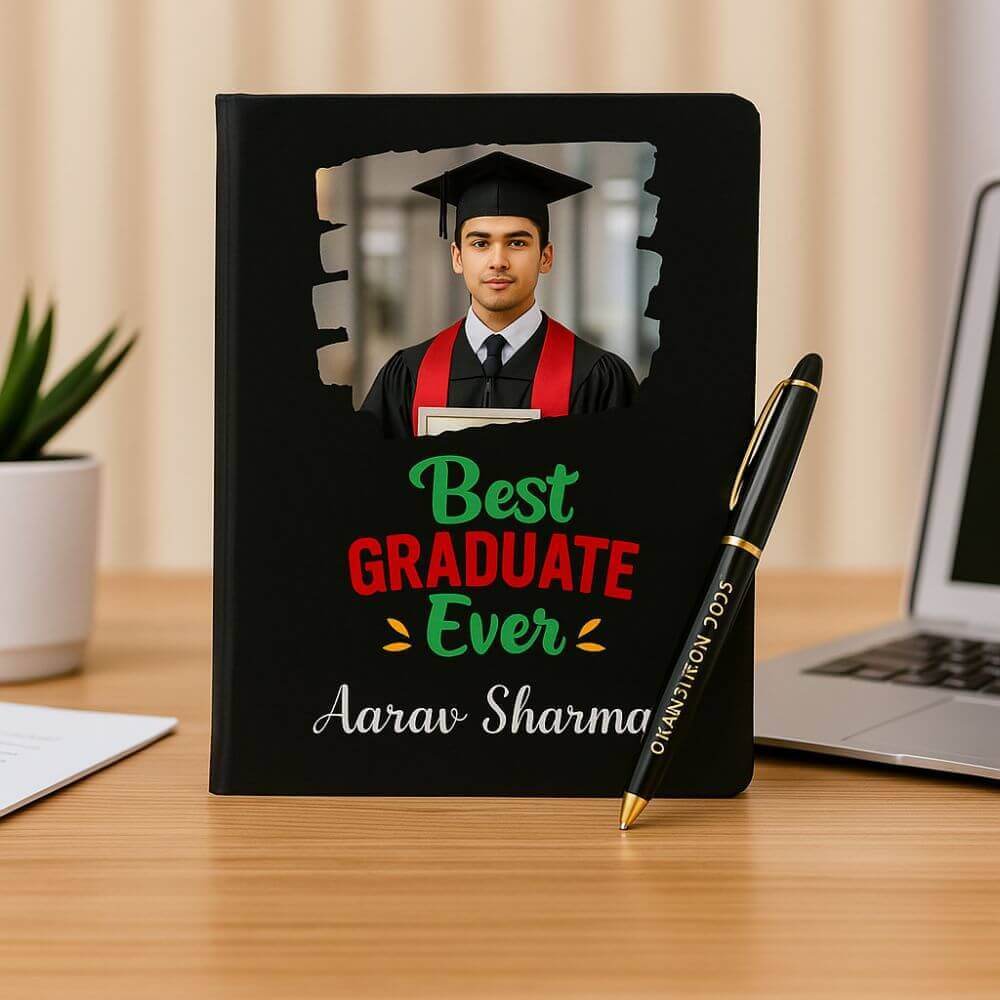 Custom Graduation Diary with Pen
