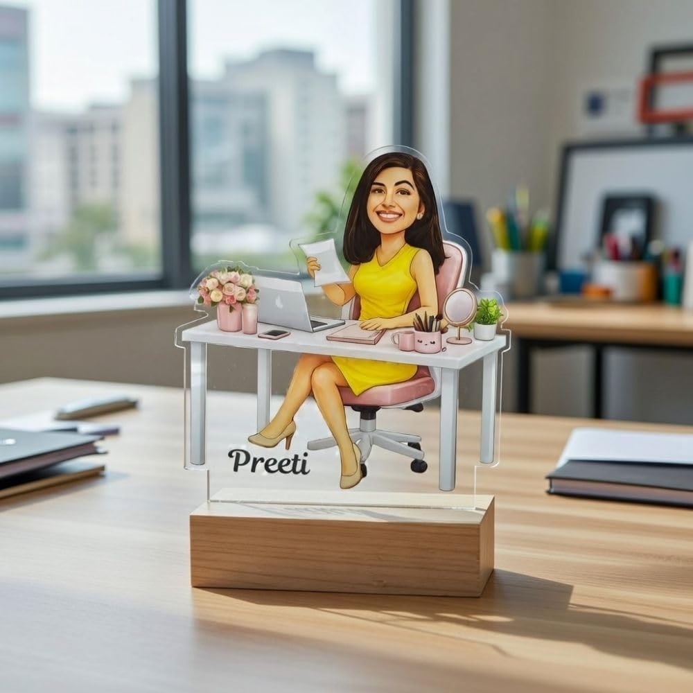Personalized Office Desk Caricature