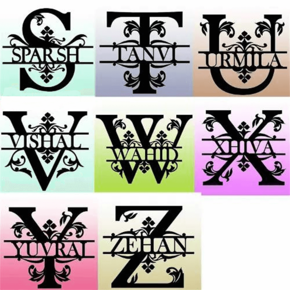 Customized Designer Alphabet Wall Hanging - 6