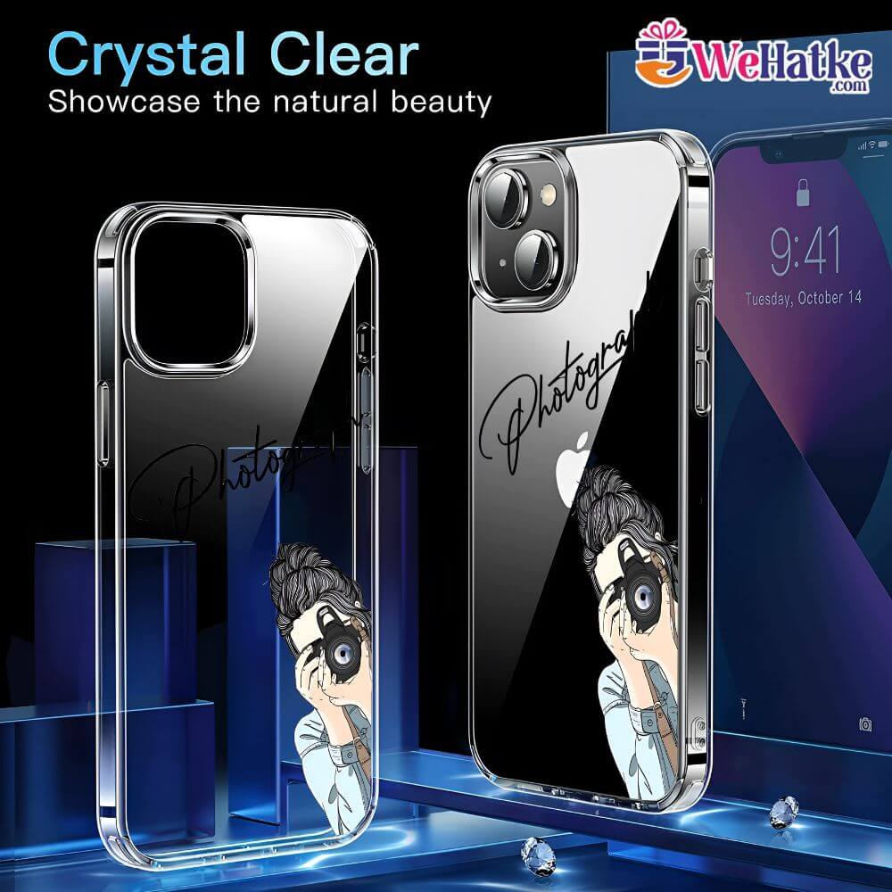 Customized Back Case For Camera Girl - 2