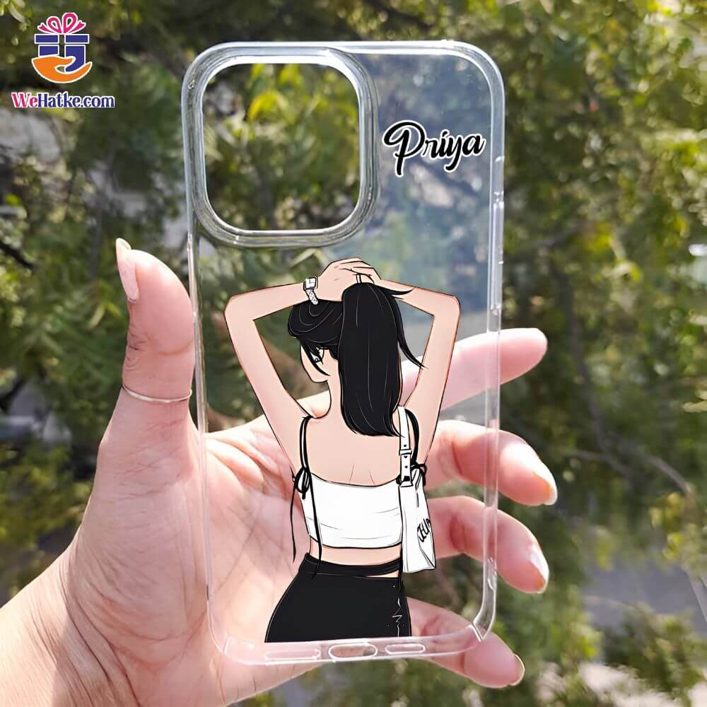 Customized Back Case For Cute Girl - 2