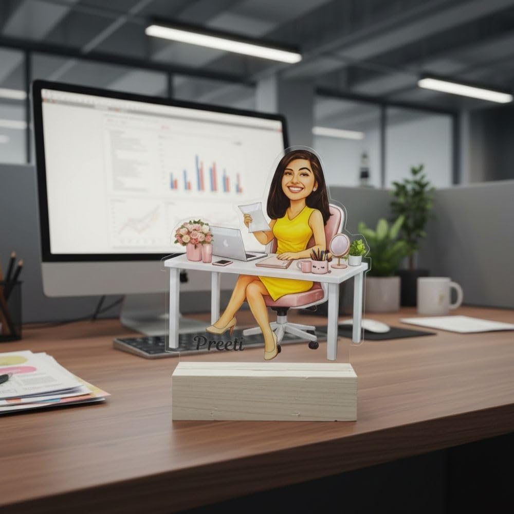 Personalized Office Desk Caricature - 5