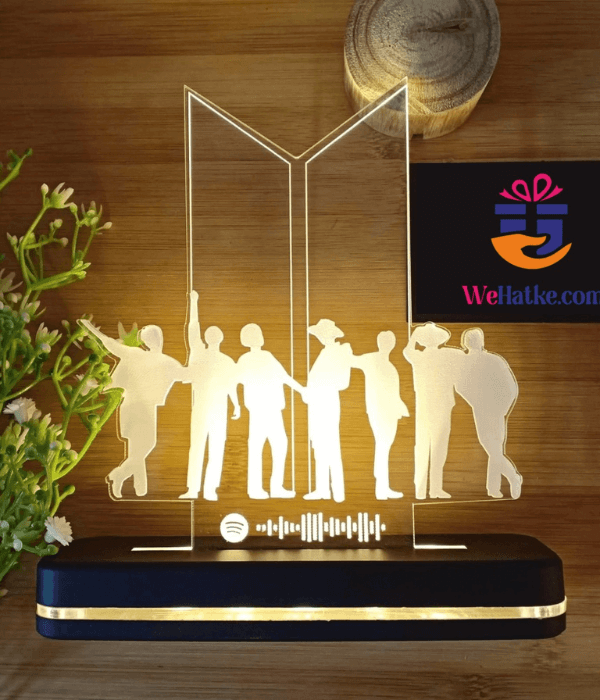 BTS Permission To Dance with Music Plaque With Led Lamp