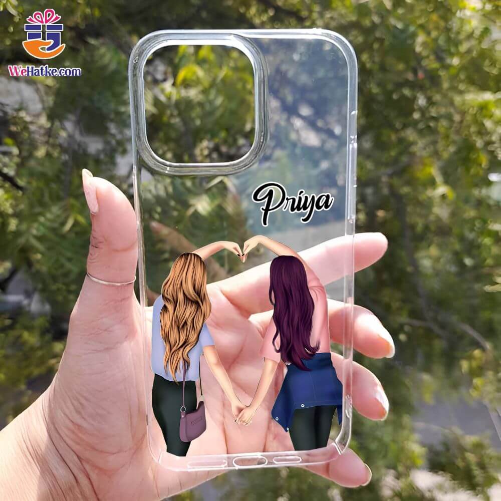Customized Back Case For Girl Bestie / Best Friend - 2
