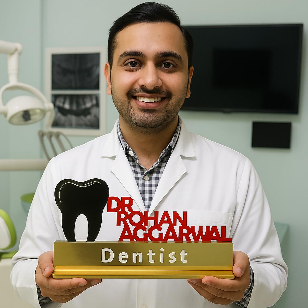 Customized Dentist Name Plate for Clinic - 6