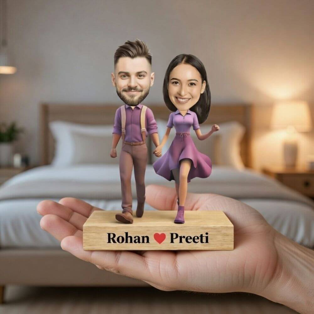 Couple Caricature Table Top - 2
