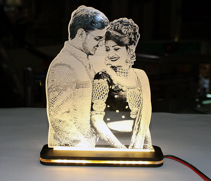 Personalized 3D Photo LAMP for couple - 2