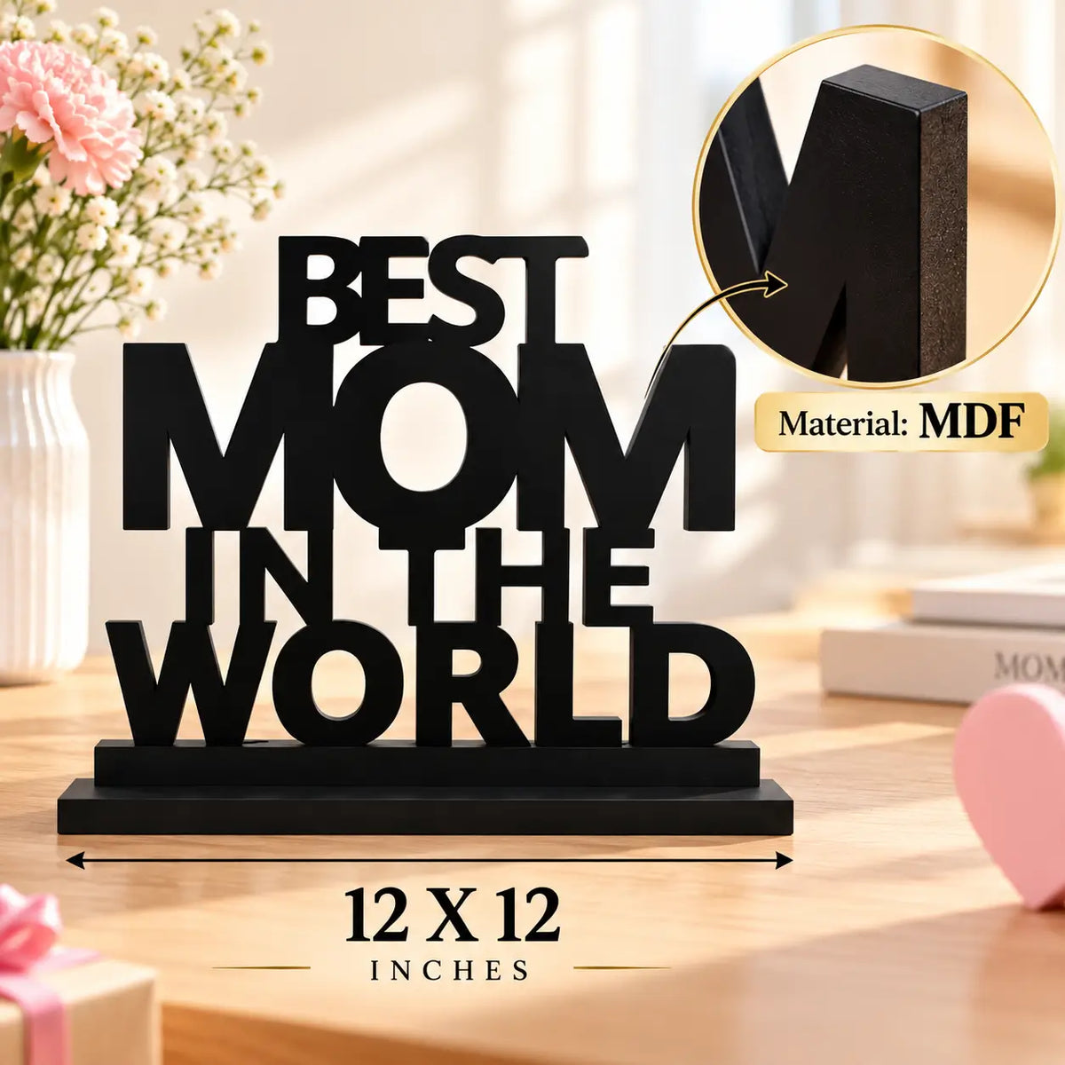 Heartfelt Mother’s Day Gift for Mom, Birthday & Home Display