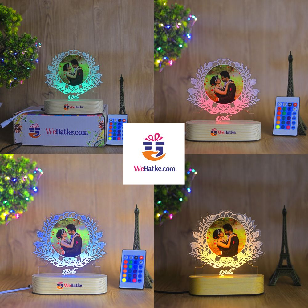 3D Illusion Couple Lamp - 3