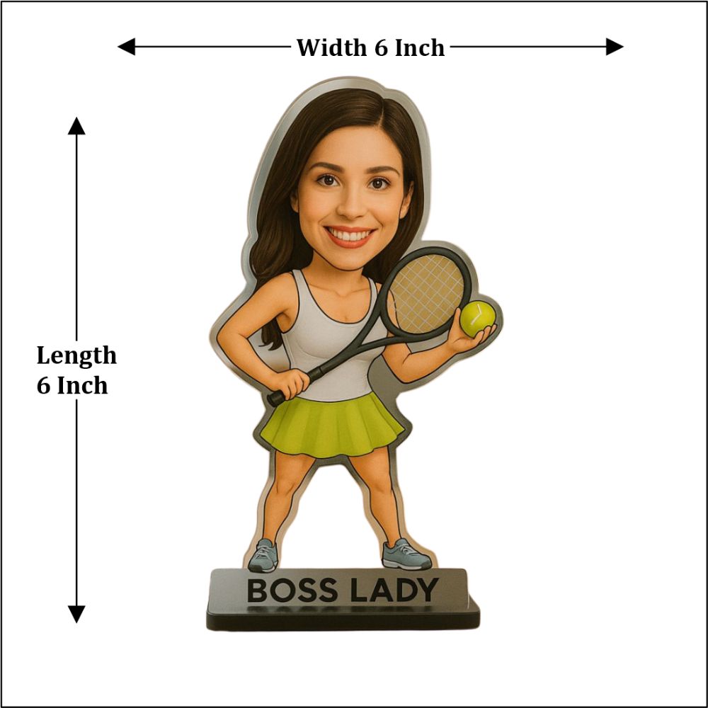 Customized Tennis Player Caricature Standee - 5