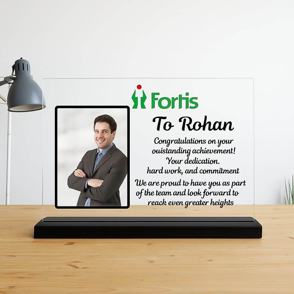 Personalized Corporate Acrylic Plaque