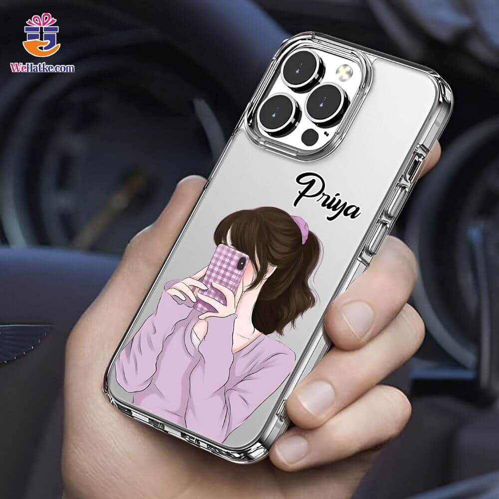 Customized Back Case For Girl With Phone
