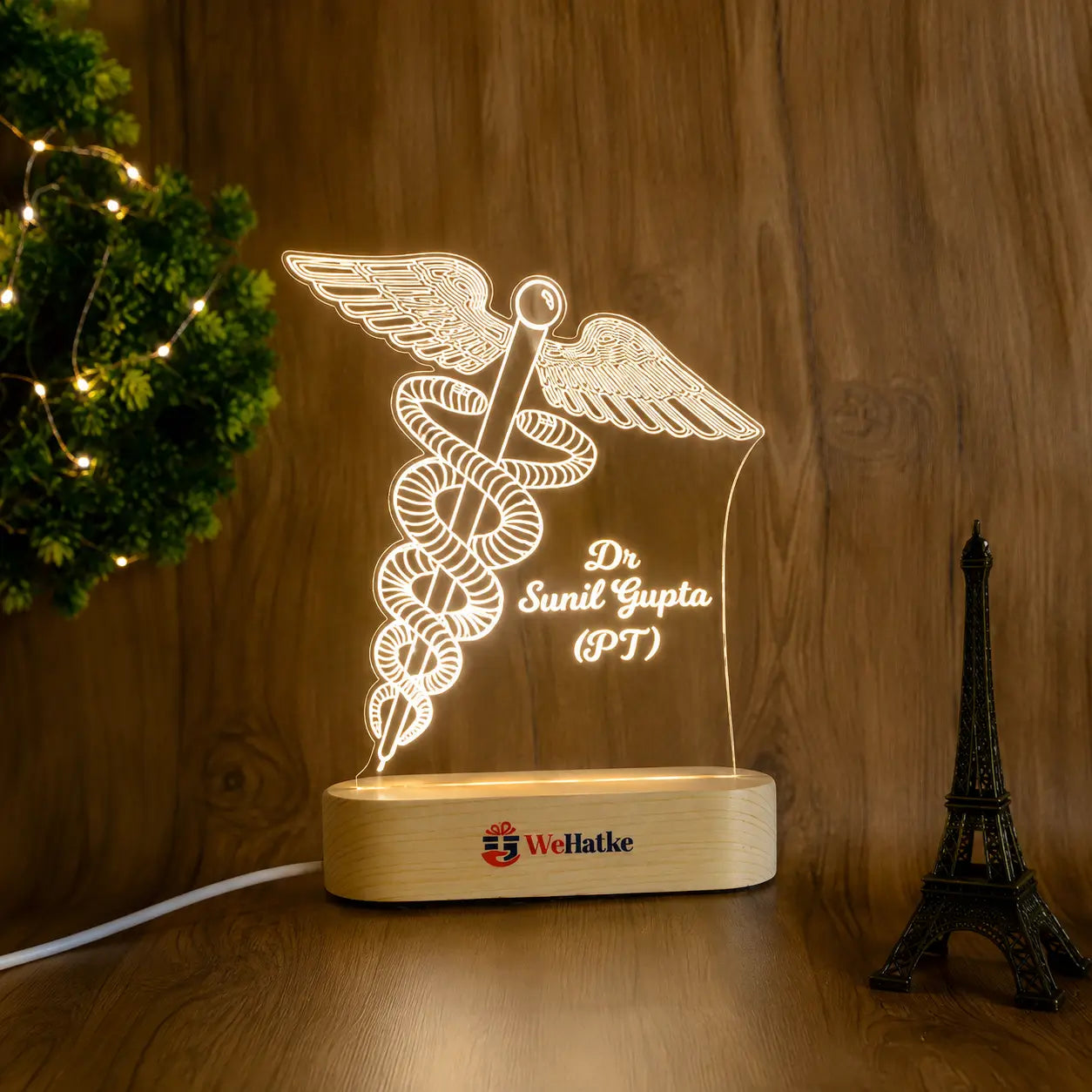 Customized Doctor Lamp With Medical Logo & Name