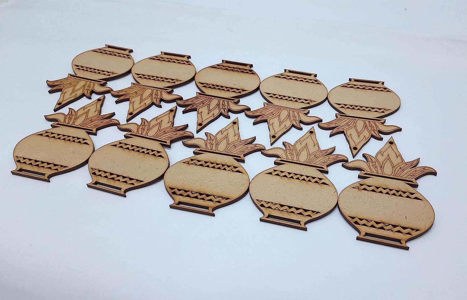 Kalash Cutout Engraved MDF - 2