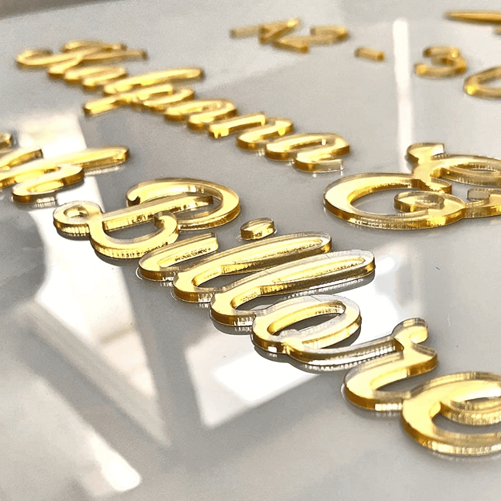 Personalized Modern Name Plates for Home - 2