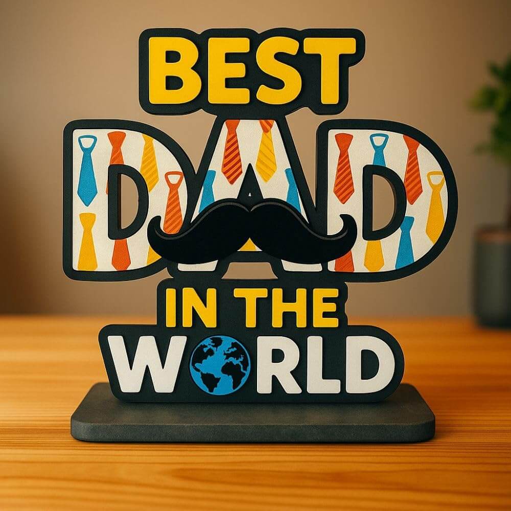 Best Dad in the World Tabletop - 2