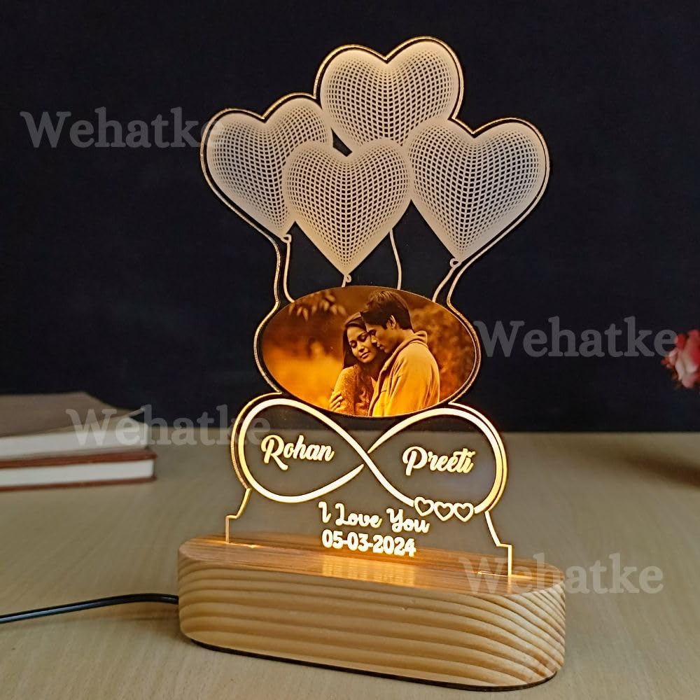 3D Illusion Lamp for Couple - 3