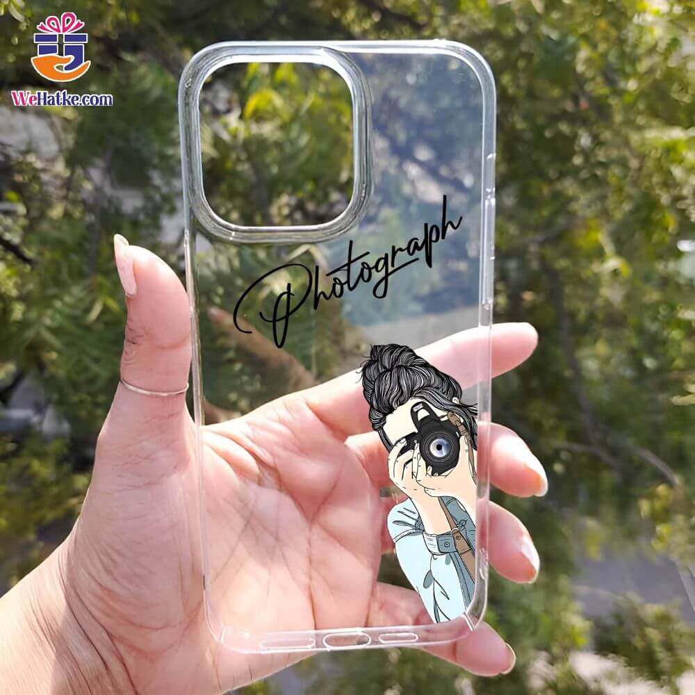 Customized Back Case For Camera Girl - 3