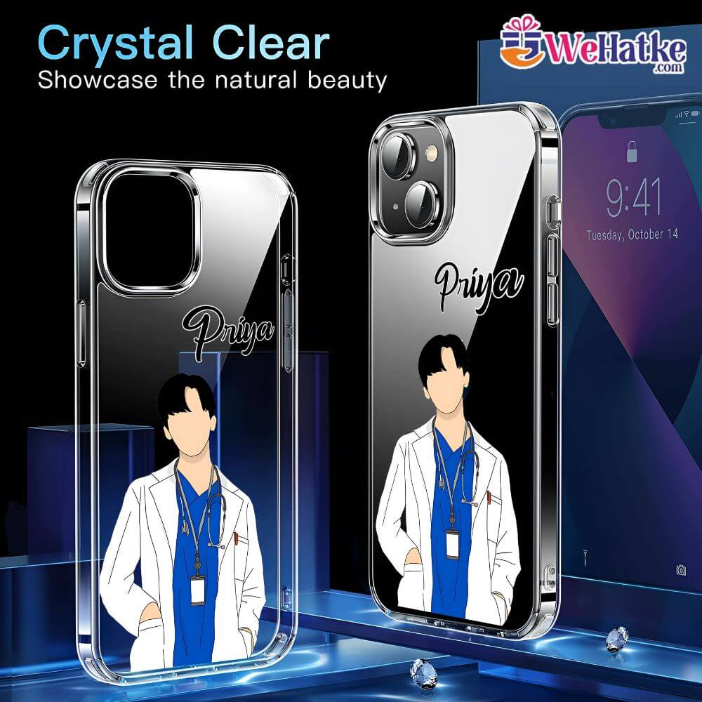 Customized Back Case For Boys Doctor - 3