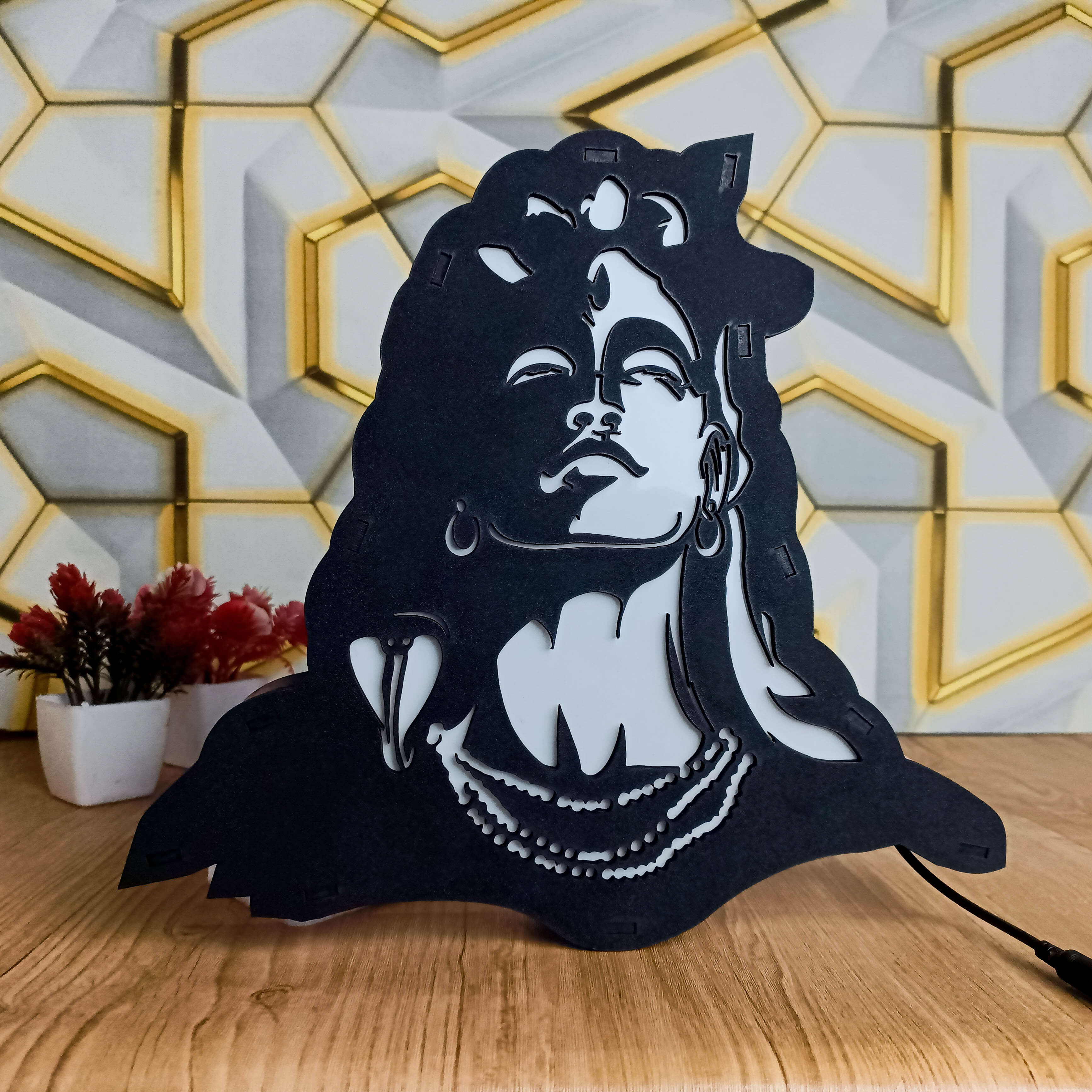 Shiv Ji  (Mahakal) Wall Hanging Led Frame - 5