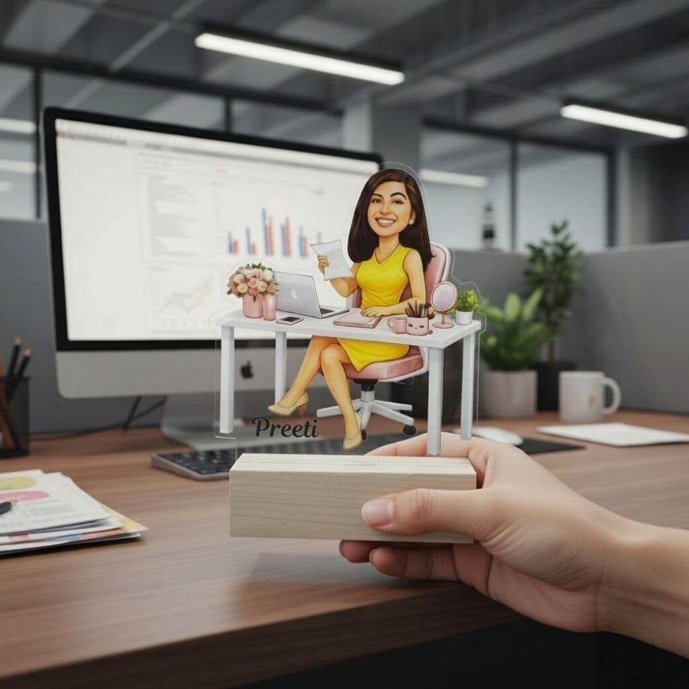 Personalized Office Desk Caricature - 6