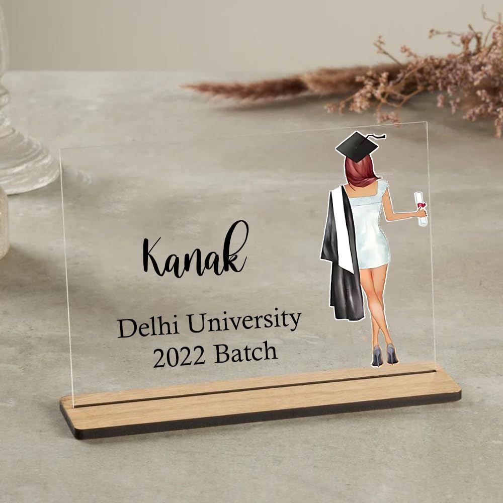 Customized Graduation Plaque For Girls - 2