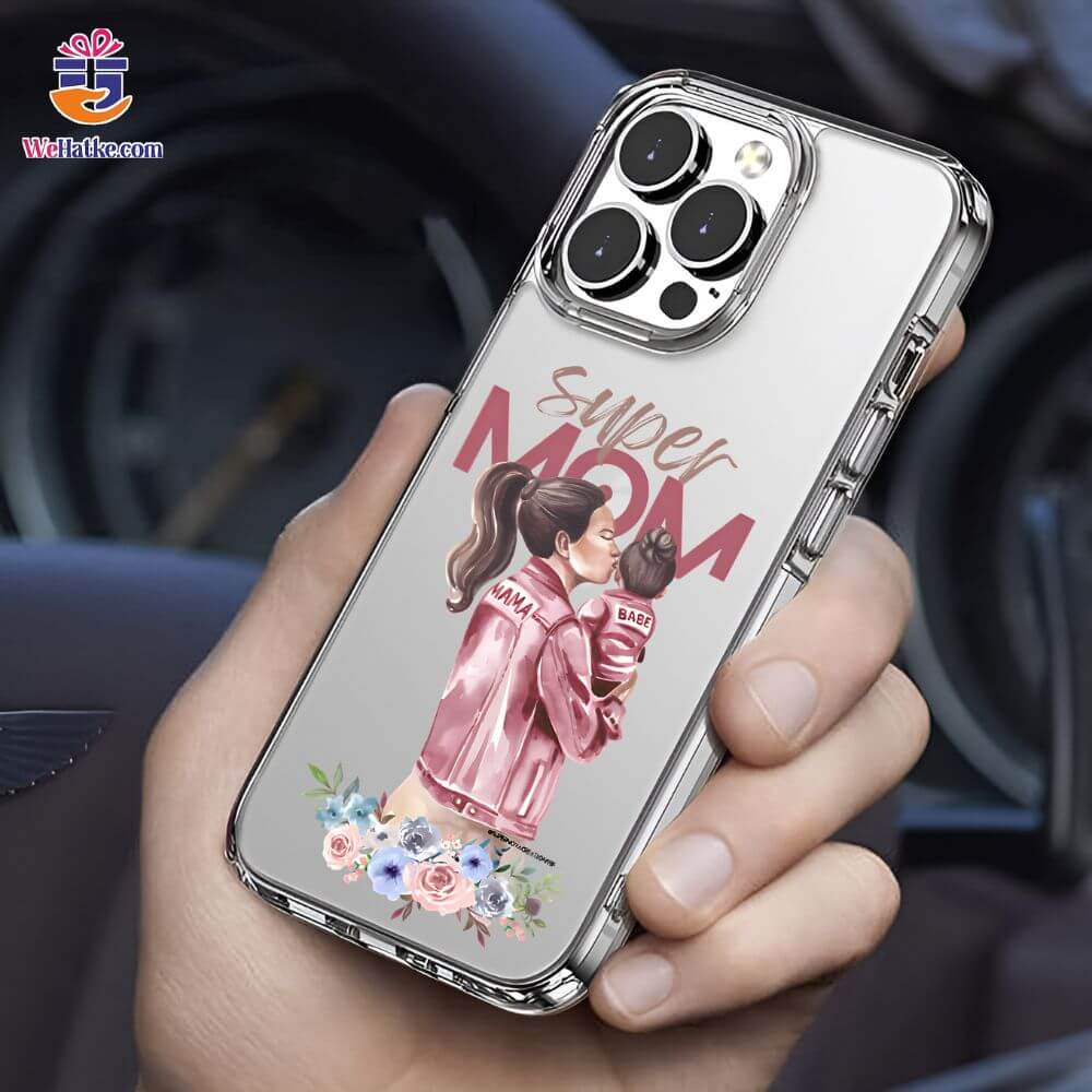 Customized Back Case Super mom - 3