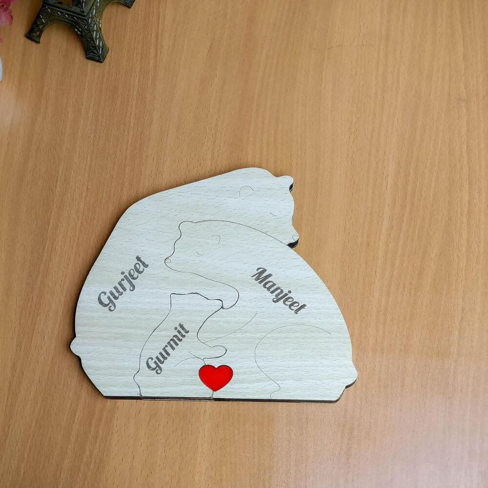 Personalized Bear Puzzle Table top - 2