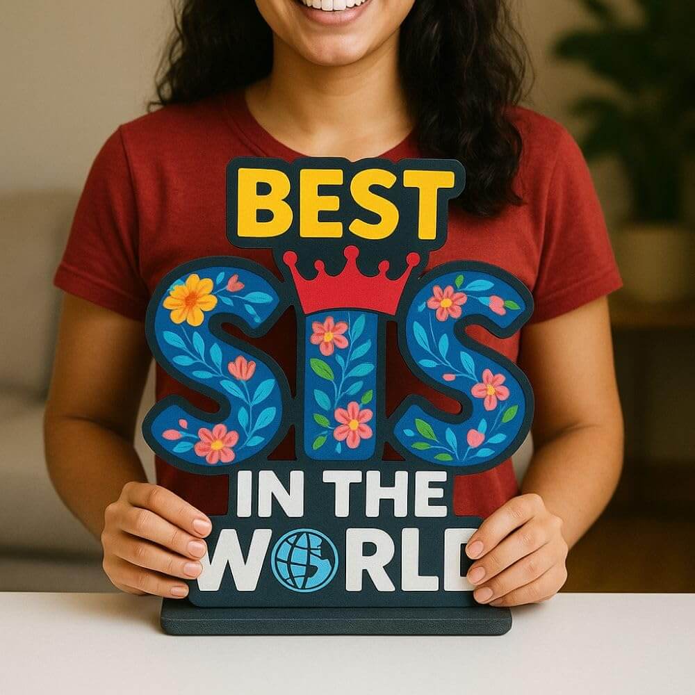 Best Sis in the World Table-top - 3