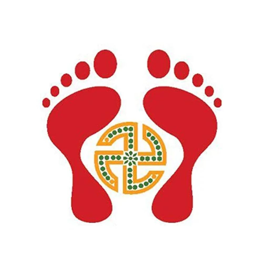Lakshmi Charan Rangoli DIY Rangoli Stencils - 2