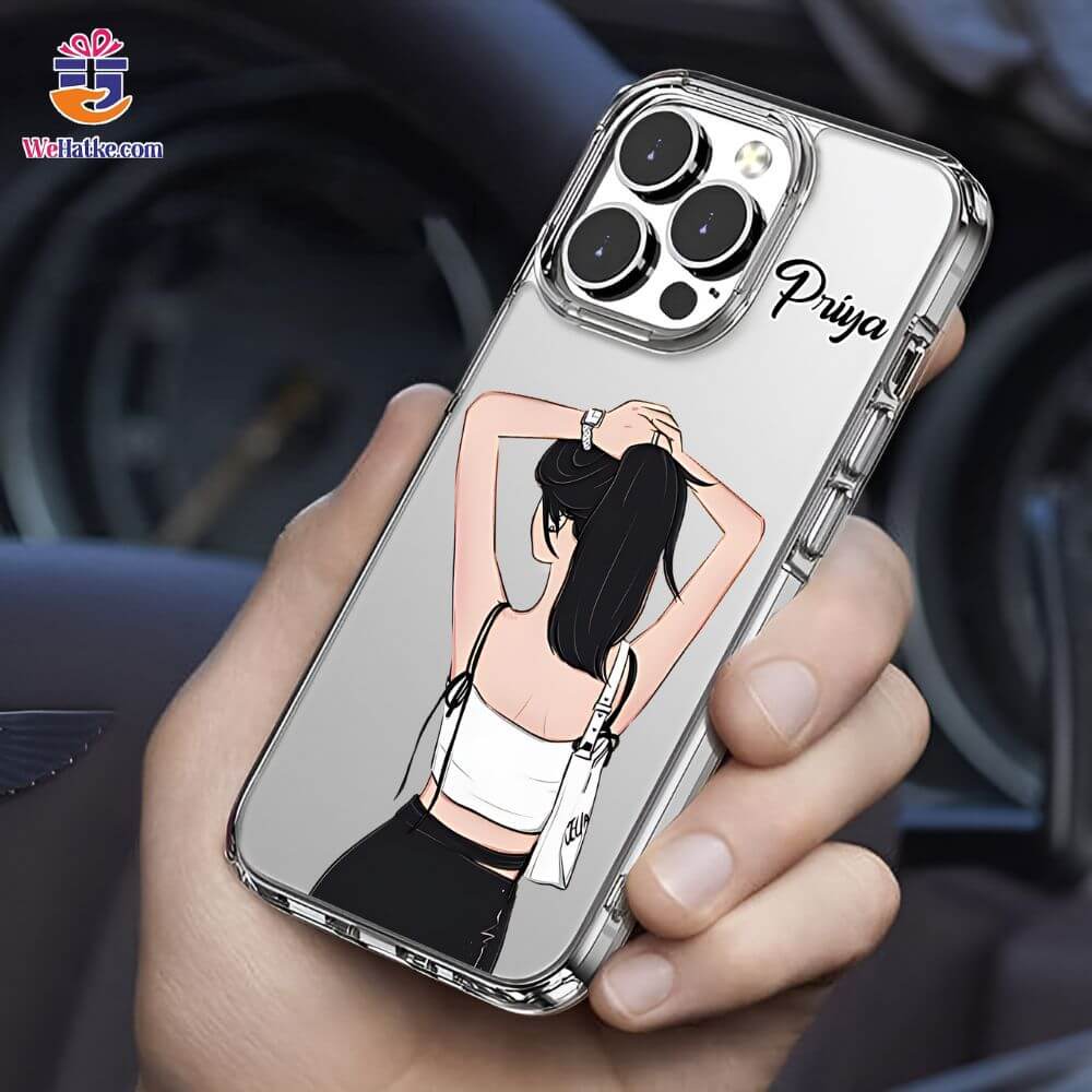 Customized Back Case For Cute Girl - 3