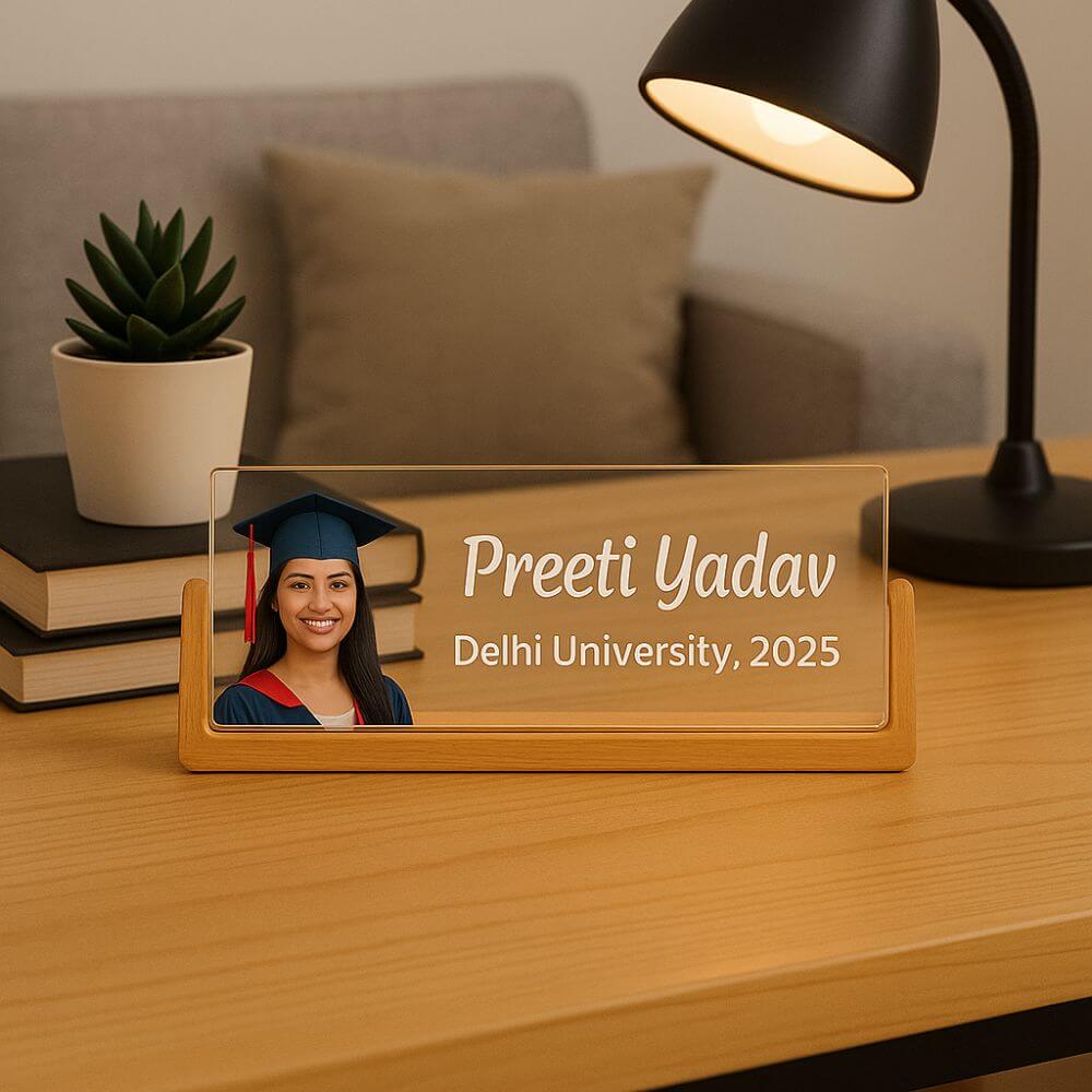 Customized Graduation Name LED Plate - 3