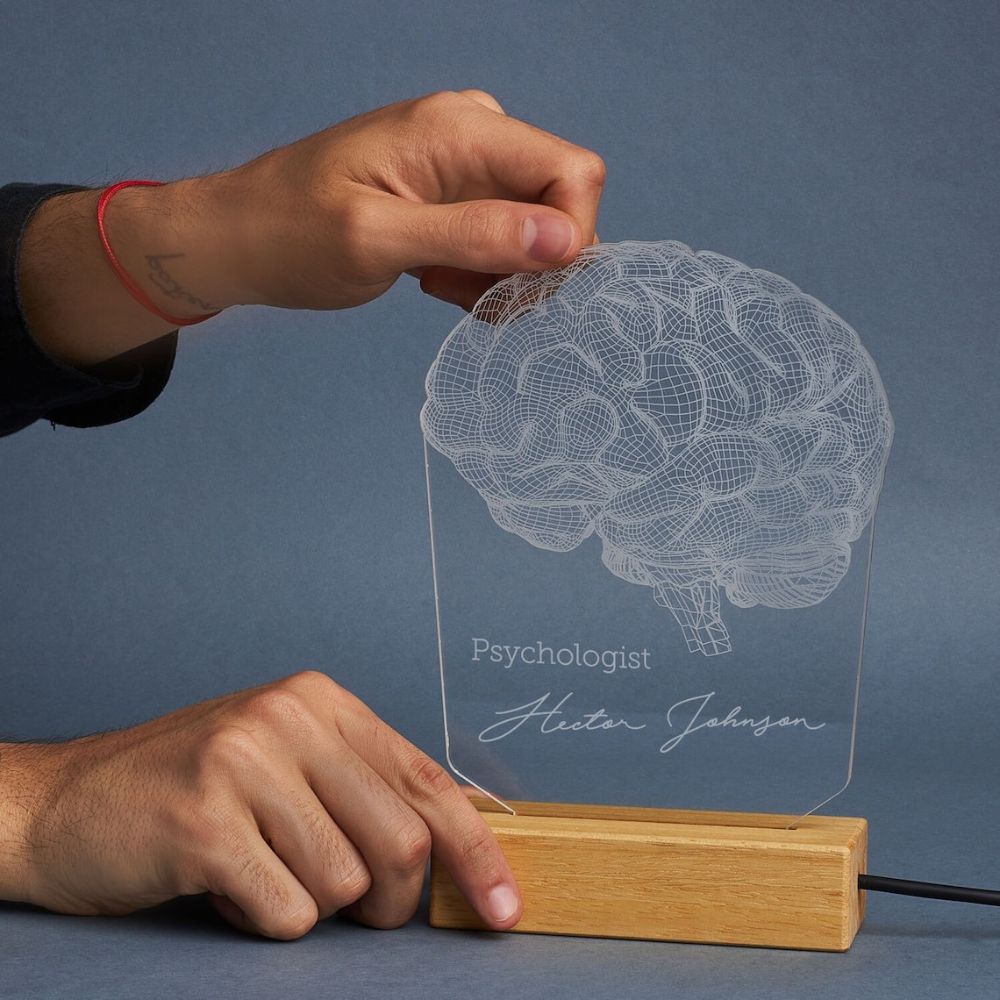Personalized Desk Lamp for Psychologist or Psychiatrist - 3