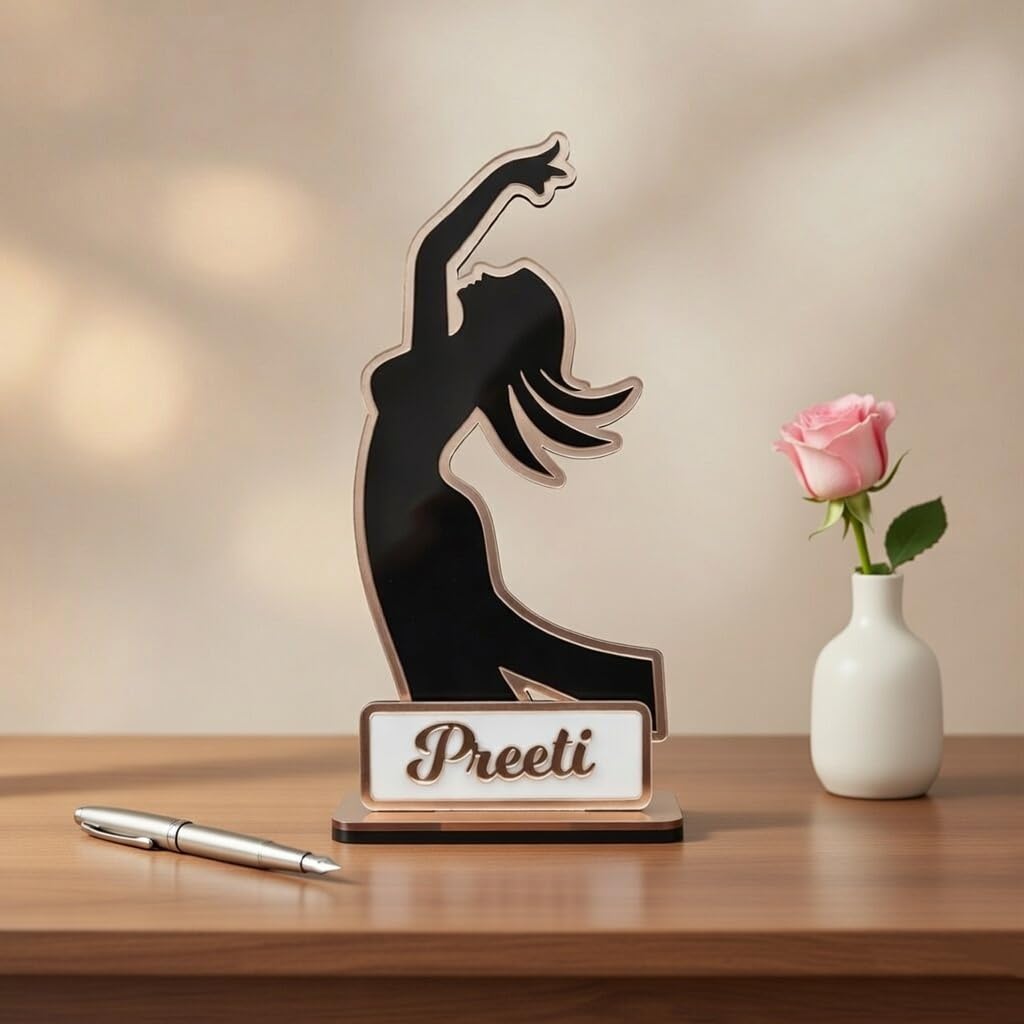 Custom Girl Name Standee Award