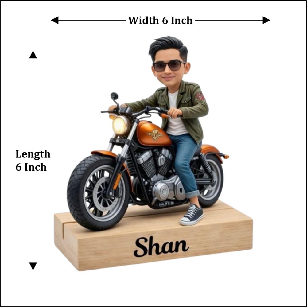 Customized Caricature For Bike Lover's - 7